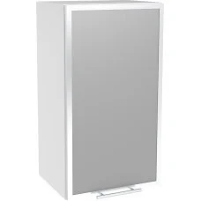 Upper cabinet with display case VENTO GV-40/72, white